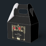 Caixinha De Lembrancinhas Vegas Casino Royale Grande Gatsby 40º Aniversário<br><div class="desc">QUALQUER IDADE! Tema Royal, design de cartão Vintage Great Gatsby e Casino. Apresenta um estilo Great Gatsby, anos 20 vibrantes estilo Art Deco de Hollywood antigo, forma, falso dourado royal freer-de-lis, fontes vintage, um par de dados, bem como naipes de cartas com bordas douradas. Use a ferramenta Personalizar para adicionar...</div>