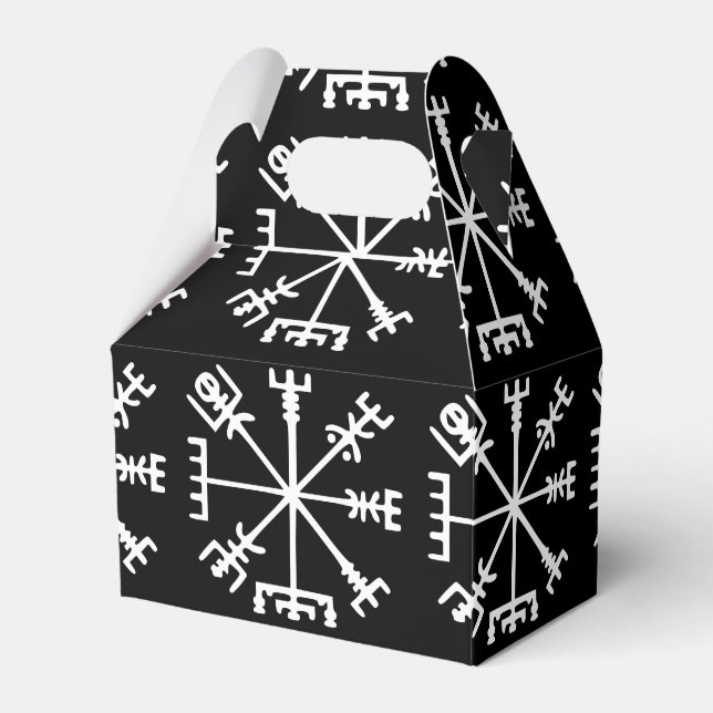 Caixinha De Lembrancinhas Vegvísir (Viking Compass) (Frente)