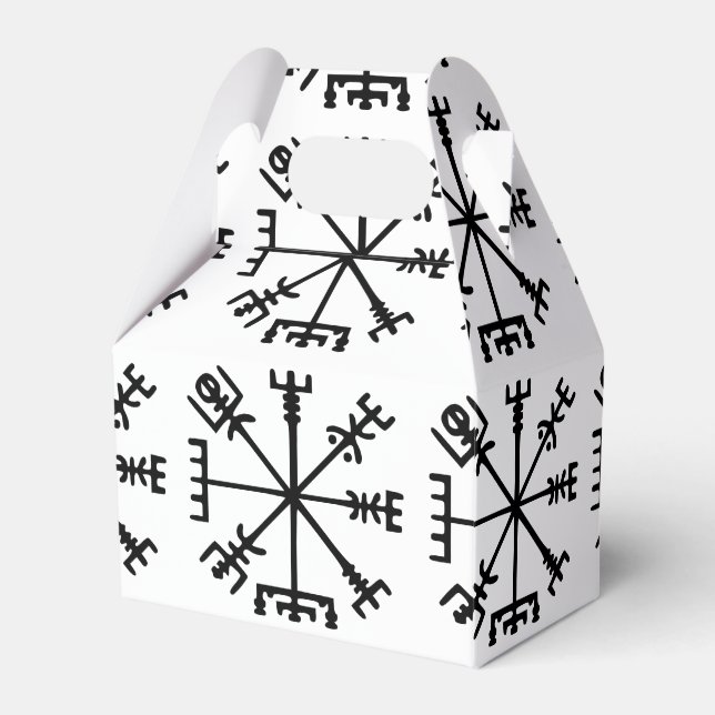 Caixinha De Lembrancinhas Vegvísir (Viking Compass) (Frente)