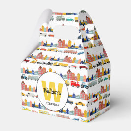 Caixinha De Lembrancinhas Veículos de Transporte Urbano Caminhões Carros Cri