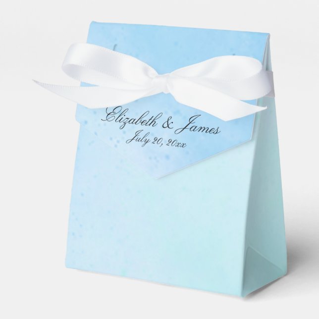 Caixinha De Lembrancinhas "Verdadeiro Azul de Amor" (Frente)