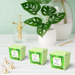 Caixinha De Lembrancinhas Verde Fecha Bíblia de Prosperidade de Fotos Verso