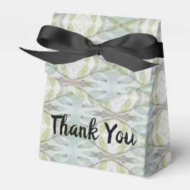 Caixinha De Lembrancinhas Verde-Teto-Aquarela