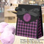 Caixinha De Lembrancinhas Verificação de Buffalo - Preto e Roxo - 3x1.5x3.25<br><div class="desc">Caixa de favoritos de búfalos pretos e roxos. O texto é personalizável. Se você usar o botão/ferramenta 'editar design',  também poderá adicionar suas próprias imagens/fotos. Outras formas,  formas e tamanho de caixa disponíveis. Consulte Coleção de todos os tamanhos de caixas e cores de verificação de búfalos aqui: https://www.zazzle.com/collections/119842043554925619</div>