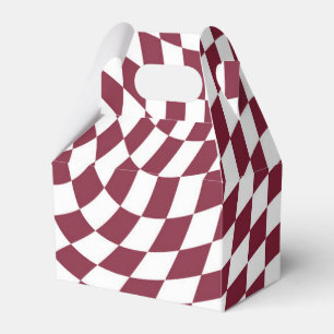 Caixinha De Lembrancinhas Verificação de Coleção de Casamentos Violet Burgun