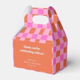 Caixinha De Lembrancinhas Verificador Abstrato Rosa Agradecimento Personaliz