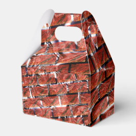 Caixinha De Lembrancinhas Vermelho, bolhas na grade ou efeito de tijolo? Met