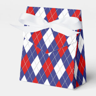 Caixinha De Lembrancinhas Vermelho,Branco,Azul Estilo 2-FAVOR CAIXA,tenda