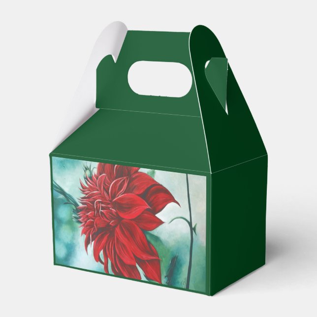 Caixinha De Lembrancinhas Vermelho no Furry (Verso)