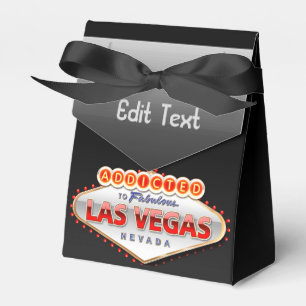 Caixinha De Lembrancinhas Viciado sinal engraçado de Las Vegas, Nevada