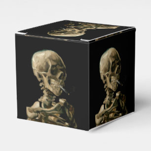 Caixinha De Lembrancinhas Vincent van Gogh - Crânio com cigarro queimado