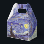 Caixinha De Lembrancinhas Vincent Van Gogh Starry Night Vintage Fine Art<br><div class="desc">Vincent van Gogh Starry Night Fine Art Painting Starry Night Starry Night é uma pintura do artista poste-impressionista holandês Vincent van Gogh. O céu azul à noite está cheio de nuvens, estrelas e uma lua crescente brilhante. A Noite Estrelada é a única noturna na série de visões da janela do...</div>