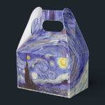 Caixinha De Lembrancinhas Vincent Van Gogh Starry Night Vintage Fine Art<br><div class="desc">Vincent van Gogh Starry Night Fine Art Painting Starry Night Starry Night é uma pintura do artista poste-impressionista holandês Vincent van Gogh. O céu azul à noite está cheio de nuvens, estrelas e uma lua crescente brilhante. A Noite Estrelada é a única noturna na série de visões da janela do...</div>