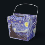 Caixinha De Lembrancinhas Vincent Van Gogh Starry Night Vintage Fine Art<br><div class="desc">Vincent van Gogh Starry Night Fine Art Painting Starry Night Starry Night é uma pintura do artista poste-impressionista holandês Vincent van Gogh. O céu azul à noite está cheio de nuvens, estrelas e uma lua crescente brilhante. A Noite Estrelada é a única noturna na série de visões da janela do...</div>