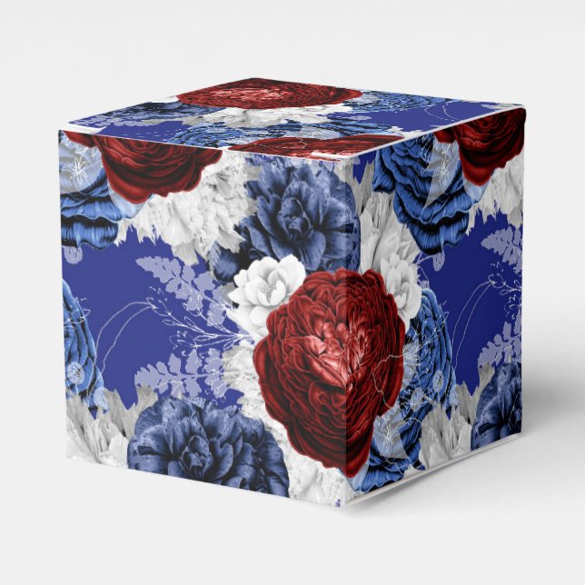 Caixinha De Lembrancinhas Vinho Tinto Tinta Burgundy Aquarela Swash (Frente)