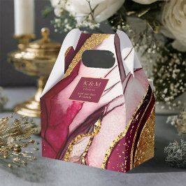 Caixinha De Lembrancinhas Vinho Vermelho abstrato com Vinho Nado Espumante I