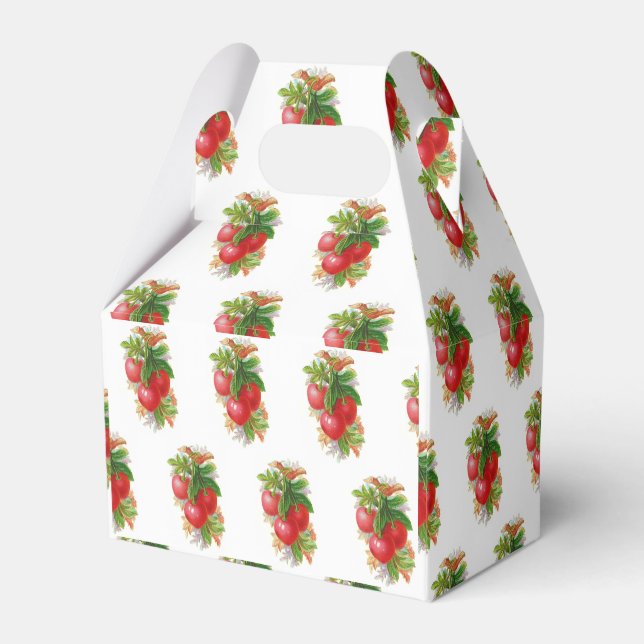 Caixinha De Lembrancinhas Vintage Cherries (Verso)