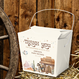 Caixinha De Lembrancinhas Vintage Cowboy Western Thank You