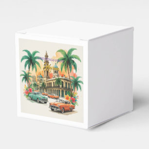 Caixinha De Lembrancinhas Vintage Cuba Viagem - Saudações De Havana