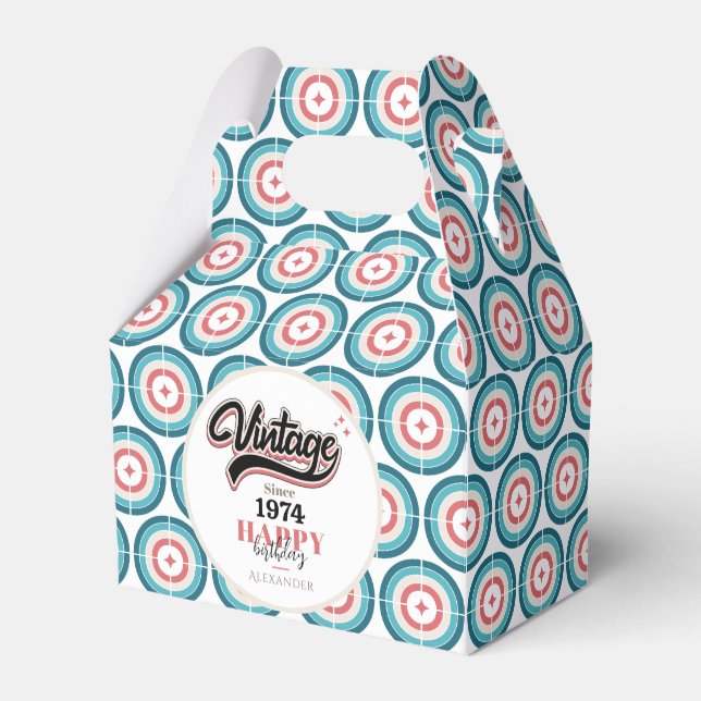 Caixinha De Lembrancinhas Vintage desde - 1974 (Frente)