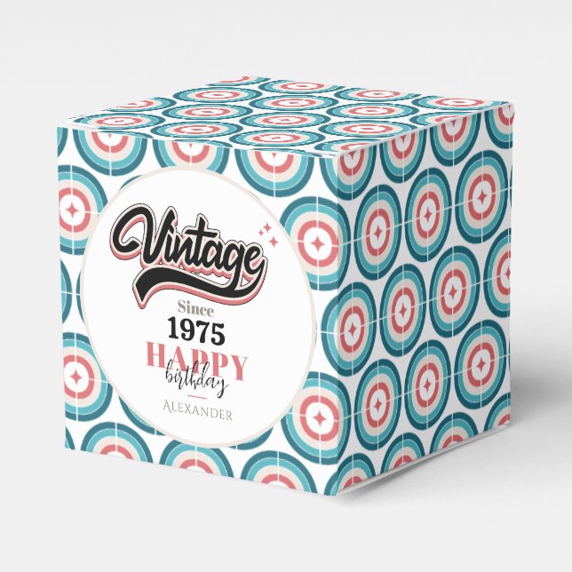 Caixinha De Lembrancinhas Vintage desde - 1975 (Frente)