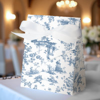 Vintage English Floral Toile de Jouy-Blue