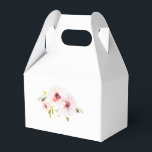 Caixinha De Lembrancinhas Vintage Floral Obrigado<br><div class="desc">Traga o charme do eterno para o seu evento com estas caixas de favor florais vintage. Apresentando um padrão lindamente desenhado de flores pintadas à mão em rosa macio, elas são perfeitas para adicionar um toque elegante e aconchegante a casamentos, festas ou celebrações especiais. Um na moda e uma maneira...</div>