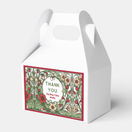 Caixinha De Lembrancinhas Vintage Garden Art Nouveau Wedding