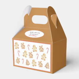 Caixinha De Lembrancinhas Vintage Gingerbird Man Chrismas Cookie