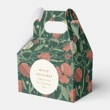 Vintage Green Floral - Feliz Natal