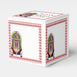 Caixinha De Lembrancinhas Vintage Jukebox Wedding Box 1950