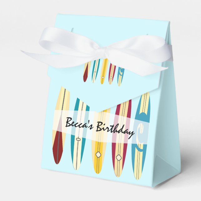 Caixinha De Lembrancinhas Vintage Longboards (Frente)