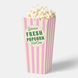 Caixinha De Lembrancinhas Vintage Special Event Movie Theater Popcorn Pink