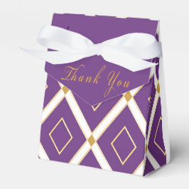 Caixinha De Lembrancinhas Violeta Roxo Tendência Dinâmico Estampado