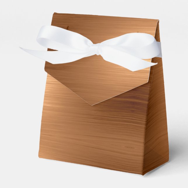 Caixinha De Lembrancinhas Vista de Cobre Esmagada (Frente)