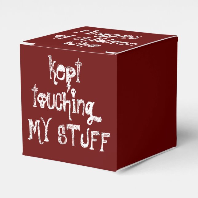 Caixinha De Lembrancinhas Você foi avisado (Frente)