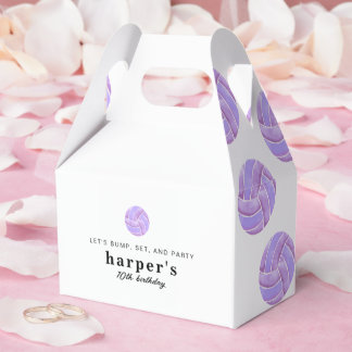 Caixinha De Lembrancinhas Volleyball Party Favor Boxes