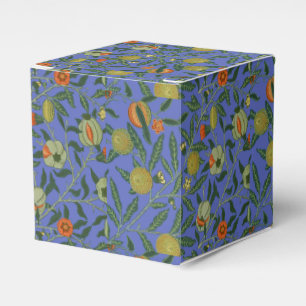 Caixinha De Lembrancinhas Wallpaper colorido azul William Morris Pomegranate