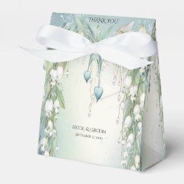 Caixinha De Lembrancinhas Watercolor Lily of the Valley Favor Box