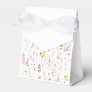Caixinha De Lembrancinhas Watercolor Wildflower Party Favor Box