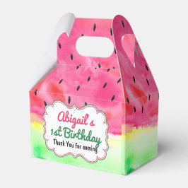 Caixinha De Lembrancinhas Watermelon Birthday Favor Box Personalizado