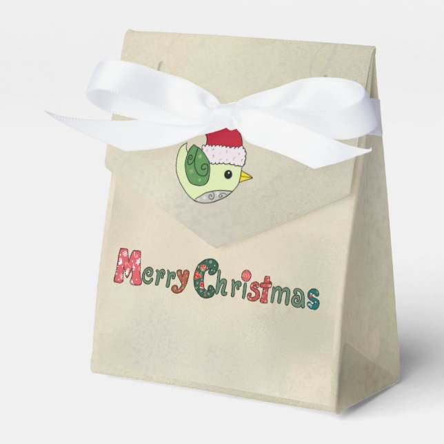 Caixinha De Lembrancinhas Weihnachtsvogel (Frente)