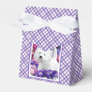 Caixinha De Lembrancinhas West Highland White Terrier Pintando Arte Canina