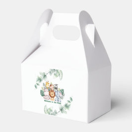 Caixinha De Lembrancinhas Whimsical Jungle Safari Animal Birthday
