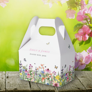 Caixinha De Lembrancinhas Wildflower Floral Weding Box