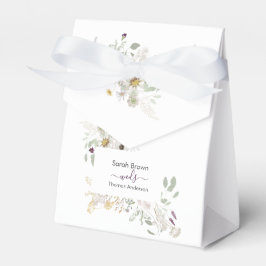 CAIXINHA DE LEMBRANCINHAS WILDFLOWER YELLOWER E PURPLE COLORIDOS