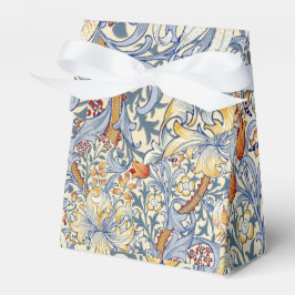Caixinha De Lembrancinhas William Morris Dourado Lily Favor Box