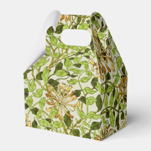 Caixinha De Lembrancinhas William Morris Madressilva Flores Verdes