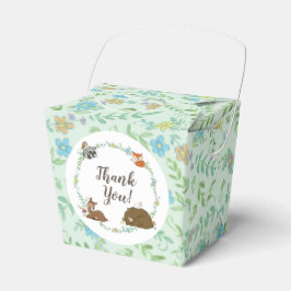 Caixinha De Lembrancinhas Woodland Animal Chá de fraldas