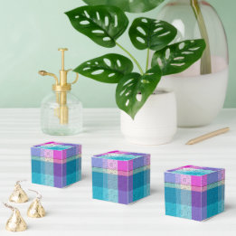 Caixinha De Lembrancinhas Xadrez Decorativo